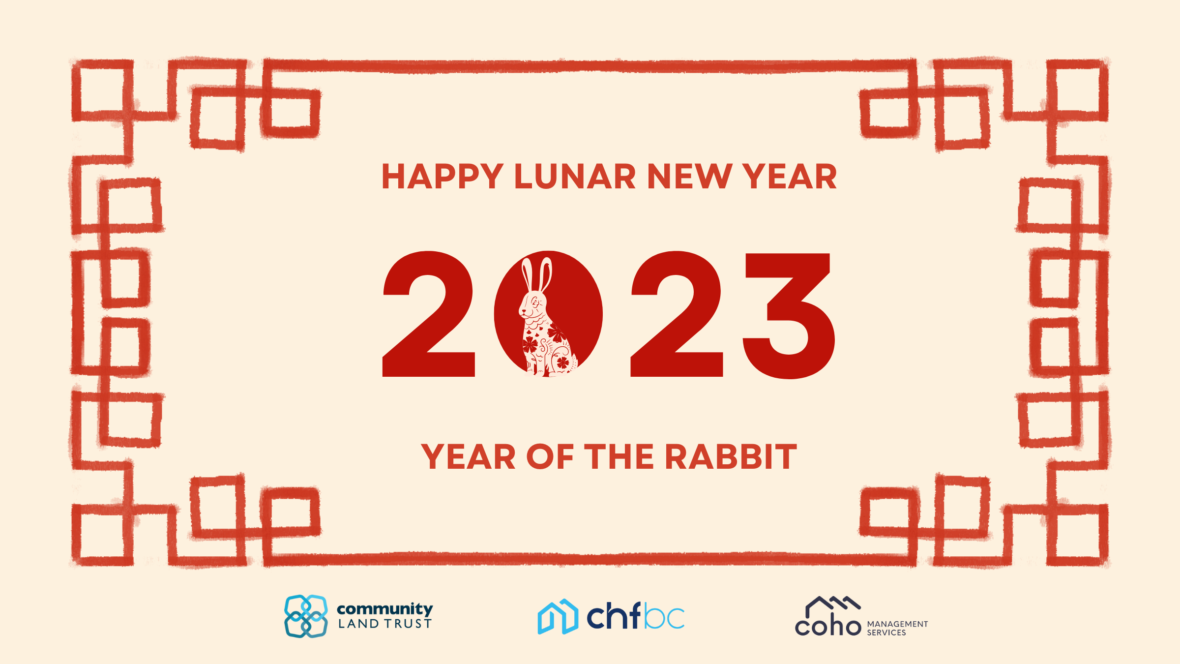 Happy Lunar New Year 2023: Year of the Rabbit - CHF BC