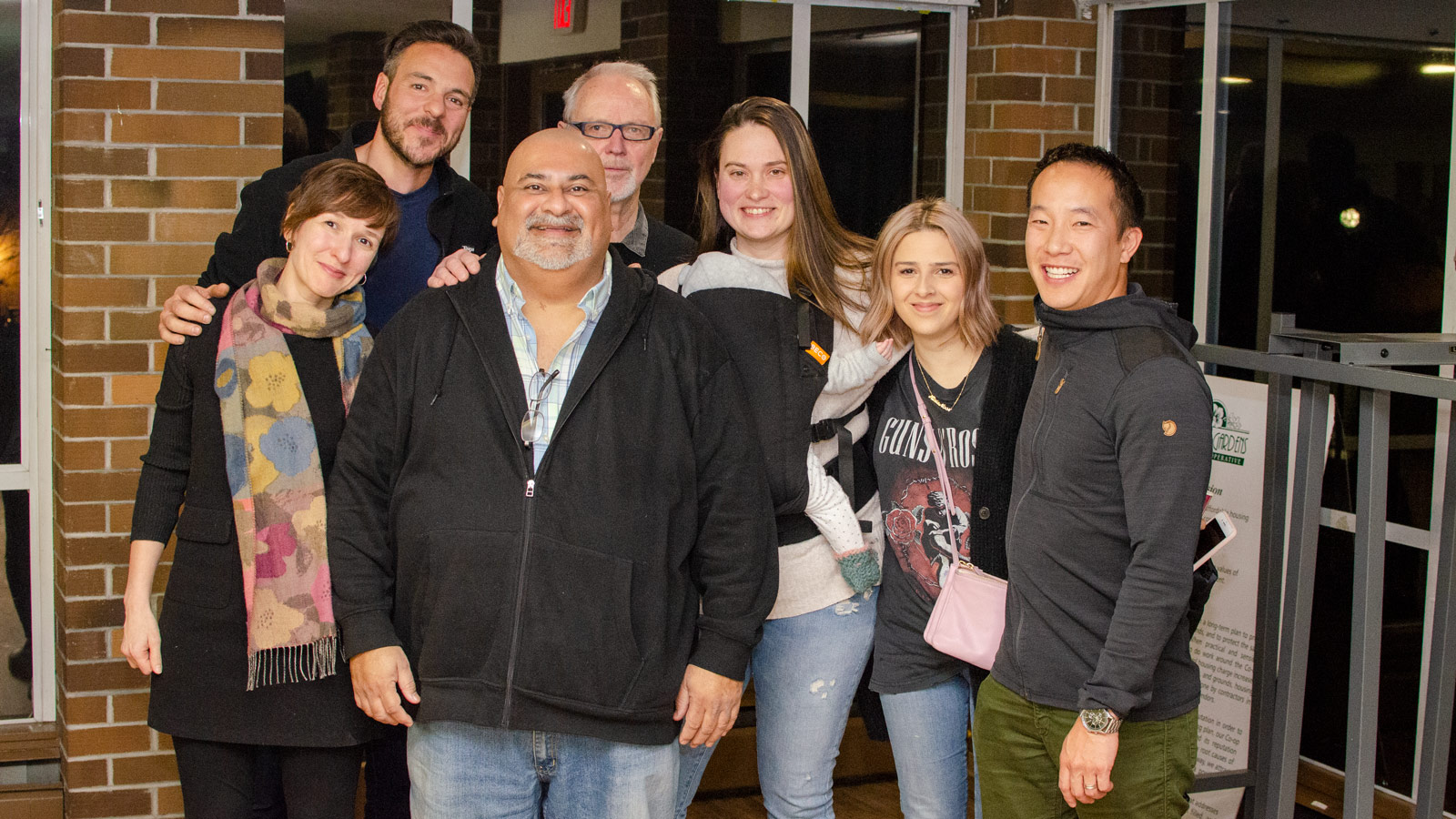 Group of Fraserview co-op members posing together at an event